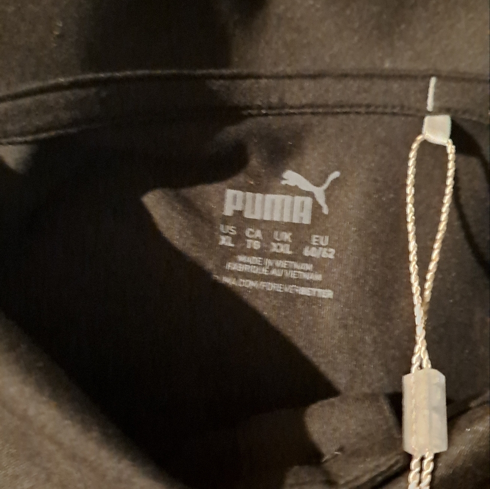 Kentucky Wildcats Afrotc Logo Mens XL Polo Shirt Black Unworn Puma With Tags - Picture 3 of 12